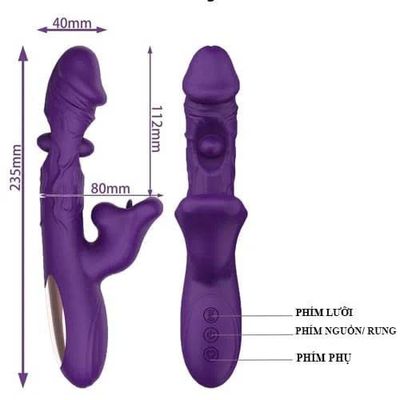 Dương Vật Kích Thích Điểm G Kiểu Dáng Độc Lạ Hấp Dẫn (DN19) Chính Hãng