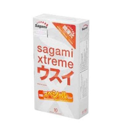 Bao Cao Su Sagami Xtreme 0.03 Siêu Mỏng Chính Hãng Hộp 10 (SGM10)
