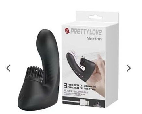 Máy Rung Đeo Ngón Tay Prettylove Phiên Bản Norton Rung Xoáy Gai Kích Thích Điểm G Siêu Sướng (BD23)