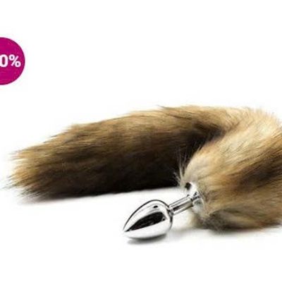 Đuôi Cáo Inox Hóa Trang Hồ Ly Tăng Ham Muốn Chinh Phục Đối Tác (HM10)