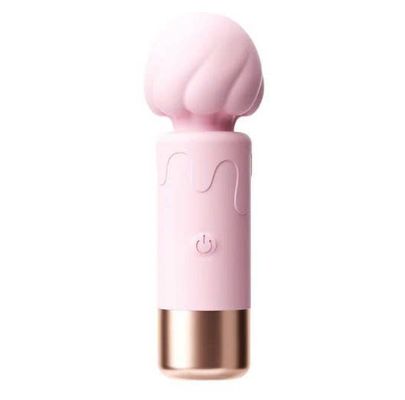 Chày rung MizzZee -Mini Ice cream AV stick heating vibrator siêu nhỏ gọn rung 10 chế độ cực êm