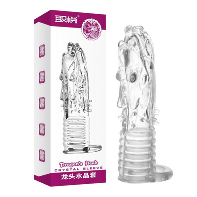 Bao đôn tăng kích thước dương dương vật trong suốt gân gai