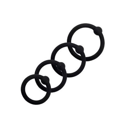 Bộ 4 vòng đeo dương vật silicon cao cấp siêu đàn hồi