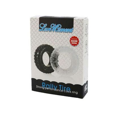 silicon Bộ 2 vòng đeo dương vật họa tiết lốp xe LoveMoment