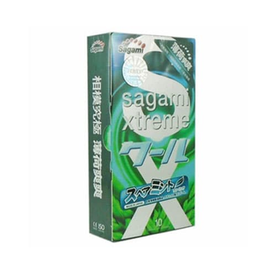Bao Cao Su Sagami Xtreme Siêu Mỏng Bạc Hà Cực Mát Lạnh (SBH10)