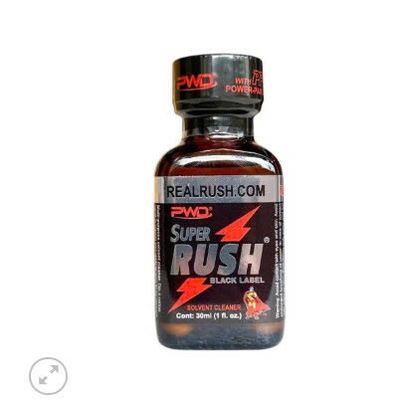 Popper Super Rush Black label 30ml Chính Hãng Nhập Khẩu Mỹ