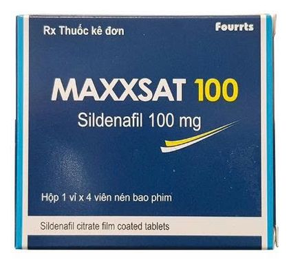 TViên uống hỗ trợ phái mạnh tăng bản lĩnh đàn ông Maxxsat 100mg hộp 1 vỉ x 4 viên