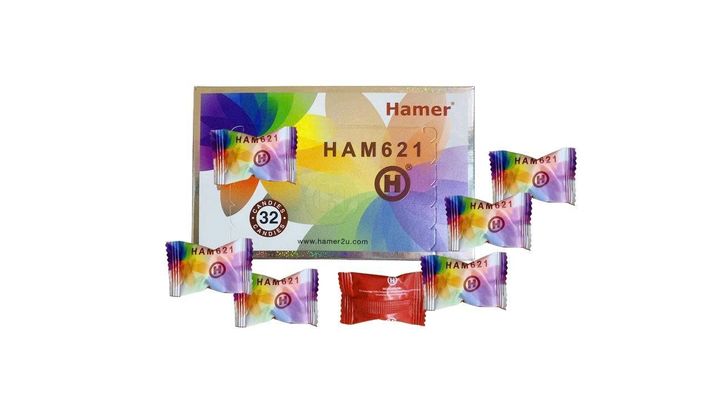 Kẹo sâm Hamer 621 (Mẫu mới) hộp 32 viên
