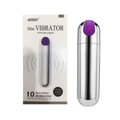 Trứng rung hình viên đạn, 10 chế độ rung, sạc điện Mini Vibrator