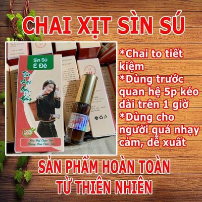XỊT KÉO DÀI SÌN SÚ Ê ĐÊ RẺ 5ML