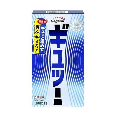 | Sagami Tight Fit | Bao cao su gân 3D gợn sóng | Nhật Bản | Hộp 10 Cái |