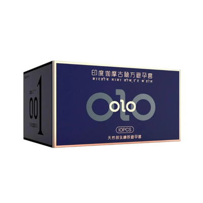 Olo 0.01 Xanh - Bao cao su siêu mỏng, mát lạnh, kéo dài thời gian - Hộp 10 Cái