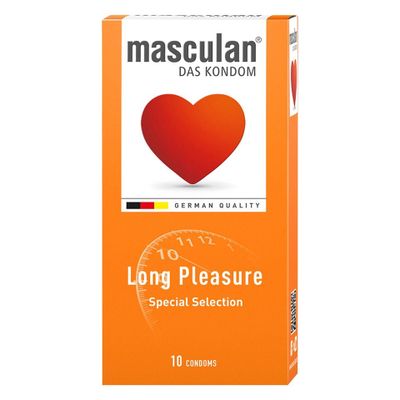 | Masculan Long Pleasure | Bao cao su kéo dài thời gian | Đức | 10 Cái |
