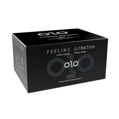 | Olo 0.01 Đen | Bao cao su siêu mỏng, hương vani | Hộp 10 cái |