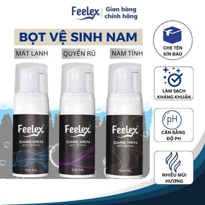 Dung Dịch Vệ Sinh Nam FEELEX 100ML ĐỦ MÙI