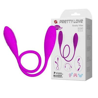 TRỨNG RUNG PRETTYLOVE SNAKY VIBE 2 ĐẦU