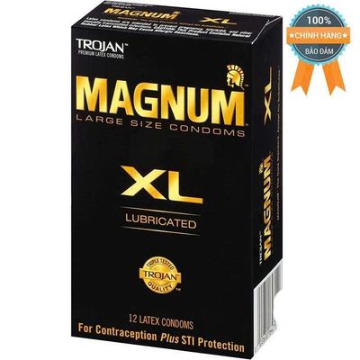 Bao Cao Su Trojan Magnum XL Large Size 60mm