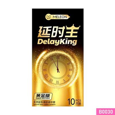 Bao cao su Meleon Delayking Gold Edition kéo dài thời gian Hộp 10 cái