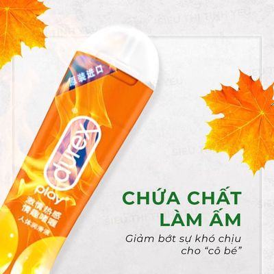 Gel bôi trơn Durex Play Warming nóng ấm chai 50ml