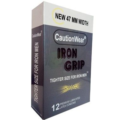 Bao cao su kích thước ôm sát Iron Grip 47mm hộp 12 cái