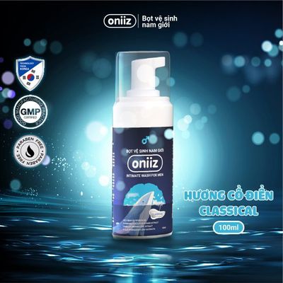 Bọt Vệ Sinh Nam Giới Oniiz – Dung Dịch Vệ Sinh Nam Tạo Bọt 100ml