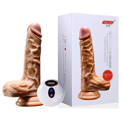 Dương Vật Giả YEAIN Devil Sưởi Ấm 40 Độ, Rung Và Ngoáy Điên Cuồng 332349