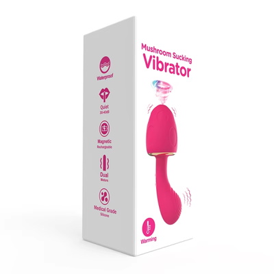 Trứng Rung Mushroom Sucking Vibrator Có Rung Và Hút Âm Đạo 10 Chế Độ
