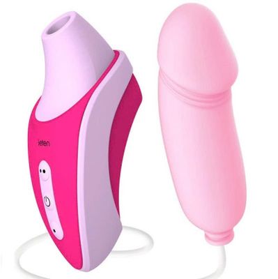 Máy Rung Bú Mút Mini Kèm Trứng Rung Leten Mềm Mại Cực Phê