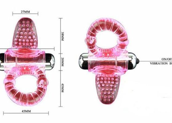 Vòng Rung Kết Hợp Lưỡi Liếm Âm Đạo Sweet Vibration Ring Lybaile