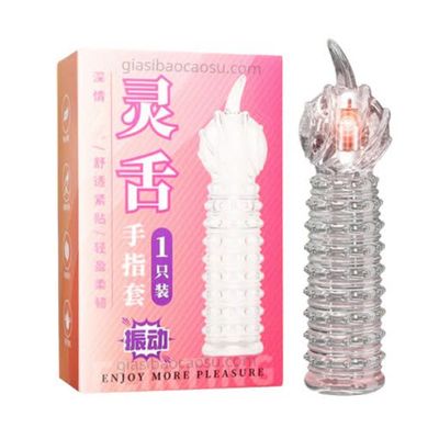 Bao Cao Su Đôn Ngón Tay Cao Cấp JIYU Rung Móc 330366