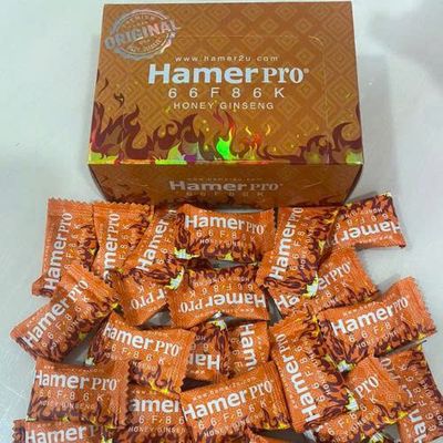 Kẹo Sâm HamerPro 66F86F Vị Mật Ong Malaysia Combo 10 Viên