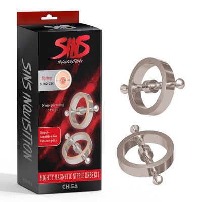 Kẹp vú kích thích đầu ti Chisa Sins Inquisition Spring Metal 329635