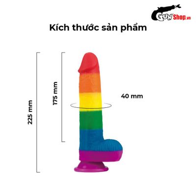 Dương vật giả dính tường Lovetoy Prider 9.0