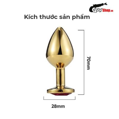 Phích inox cắm hậu môn Anal Toy 03 329223