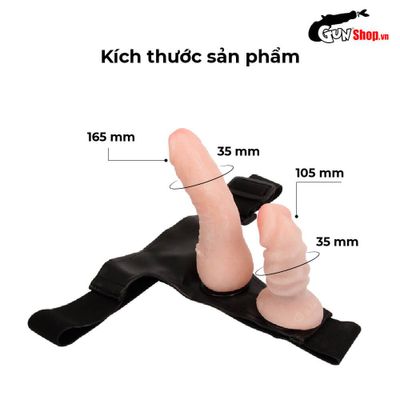 Dương vật giả có dây đeo 2 đầu Baile Female Harness Ultra 329169