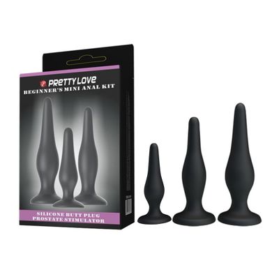 Bộ dụng cụ kích thích hậu môn Pretty Love Mini Anal Kit 328910