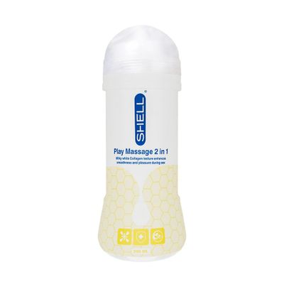 Bôi trơn Shell Play Massage 2 in 1 Collagen - Chai 200ml 327288