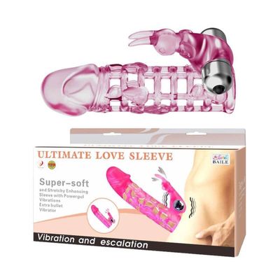 Bao cao su đôn dên rung Baile Hoa hồng 326844