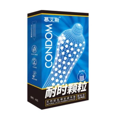 Bao cao su Muaisi Xanh Dương - Nhiều gel, gai li ti - Hộp 10 cái 326729