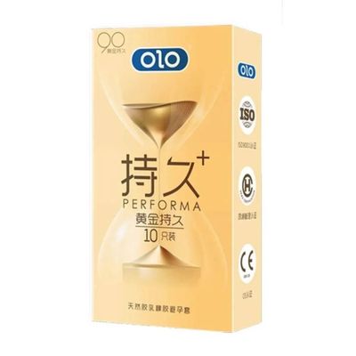 Bao cao su OLO 0.01 Đồng Hồ Vàng - Kéo dài thời gian - Hộp 10 cái 326659