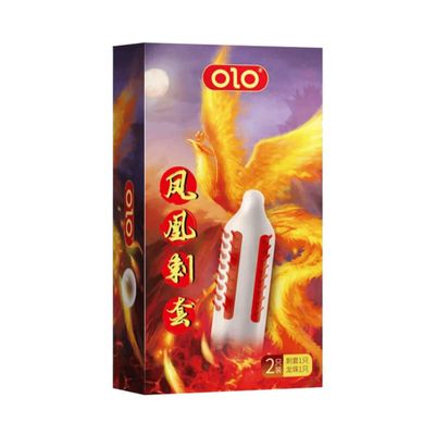 Bao cao su OLO Phượng hoàng - Gai đứng - Hộp 1 cái + 1 bi silicon 326610