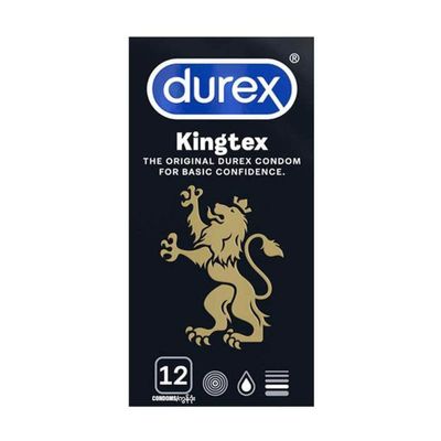 Bao cao su Durex Kingtex - Size nhỏ 49mm, ôm sát - Hộp 12 cái 326654