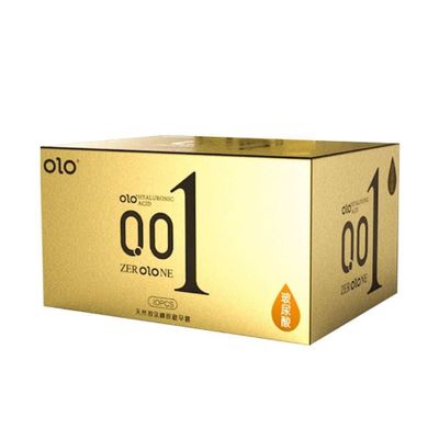 Bao cao su OLO 0.01 gân gai - Siêu mỏng, kéo dài thời gian - Hộp 10 cái 326628