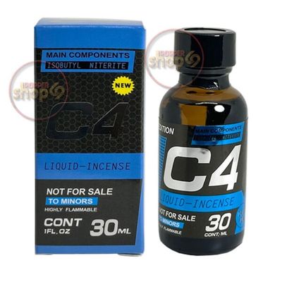 Chai hít tăng khoái bao phê kích thích Popper C4 Blue 30ml Che tên khi giao hang