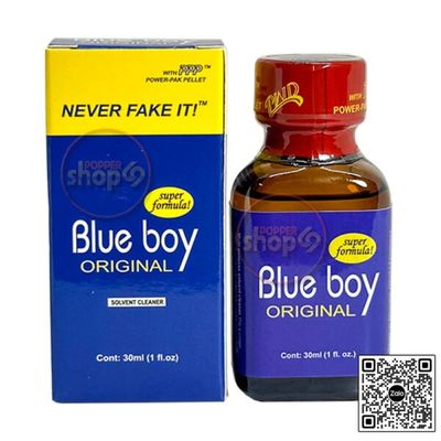 Chai hít tăng khoái bao phê kích thích Popper Blue Boy 30ml Che tên khi giao hang
