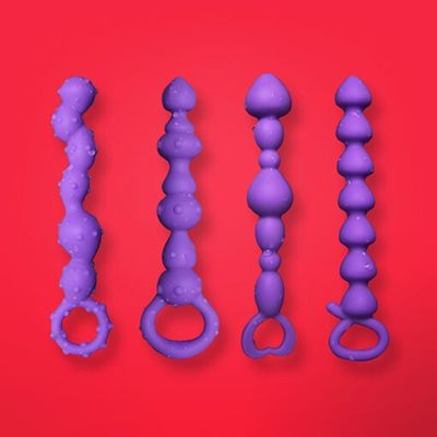 Dụng cụ kích thích massage hậu môn mini Anal Beads Chính hãng