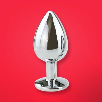 Phích cắm hậu môn Inox đế pha lê Chính hãng