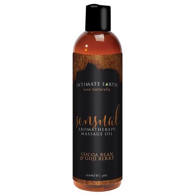 Gel bôi trơn cao cấp nhập khẩu SENSUAL Cocoa Bean + Goji Berry Aromatherapy Massage Oil Hương Chocolate