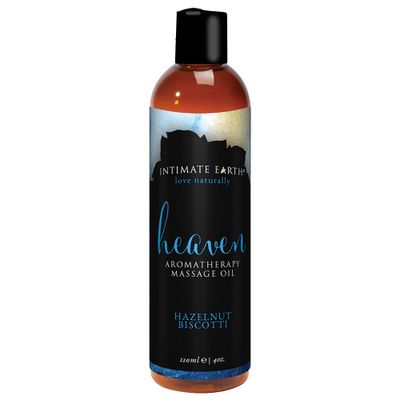 Gel trơn cao cấp nhập khẩu HEAVEN Hazelnut + Biscotti Aromatherapy Massage Oil Hương Cookie