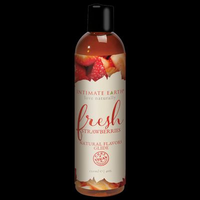 Gel trơn cao cấp nhập khẩu FRESH STRAWBERRIES Natural Flavored Glide Hương Dâu Lạnh